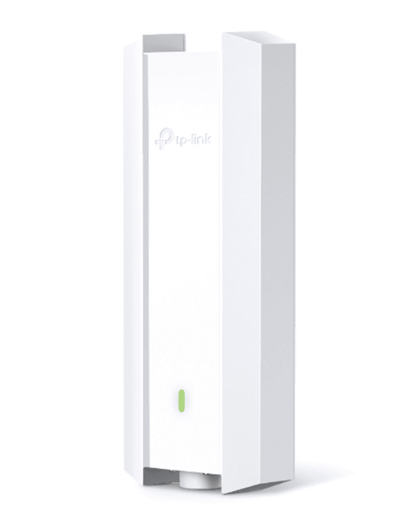 TP-LINK EAP610-OUTDOOR - Punto de Acceso Omada de exterior-interior, Wi-Fi 6 AX1800 MU-MIMO 2x2 con Mesh Omada de alta densidad de usuarios, configuración por controlador o stand-alone para montaje en mástil/pared y alimentación PoE+.
