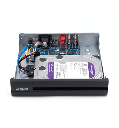 Bundle  NVR+4BulletIP - Compra 1 NVR NVR1104HS-P-S3 de 4 Canales/ 4 cámaras IPC-B1E20 / Bobina de 100m/ Caja con 100 plugs/ Pinza de corte rj45/ Disco Duro 1TB/