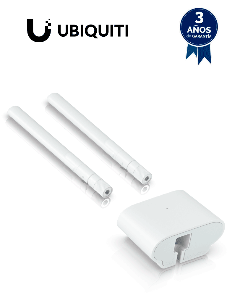 UBIQUITI UK-Ultra Omni Wi-Fi Kit - Solución de alta cobertura 360° con antenas omnidireccionales resistentes al agua, compatible con UniFi UK-Ultra. Ideal para ampliar señal Wi-Fi en exteriores e interiores con rendimiento estable y profesional.