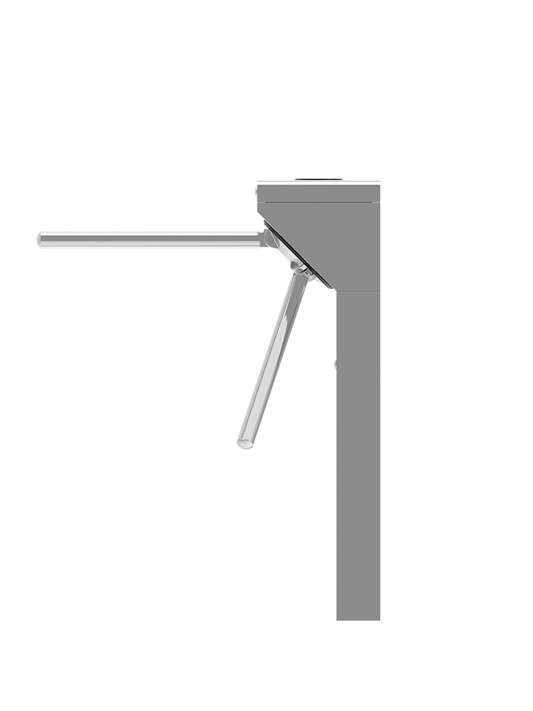 ZKTECO TS1000PLUS - Torniquete Bidireccional / Acero SUS304 / 110V / 25 a 30 x Min / Carril 50 cm / Exterior Protegido / 1 millón de Ciclos / No cuenta con Lectores y Panel / Compatible Rostro, Palma, Huella, Tarjeta, QR