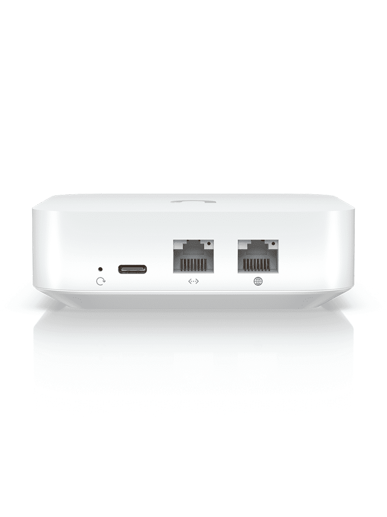 UBIQUITI UXG-Lite - Consola UniFi Express Gateway con 1 puerto WAN RJ45 y 1 puerto LAN RJ45, ofrece mayor rendimiento de ruteo y es administrable a través del servidor UniFi Network.
