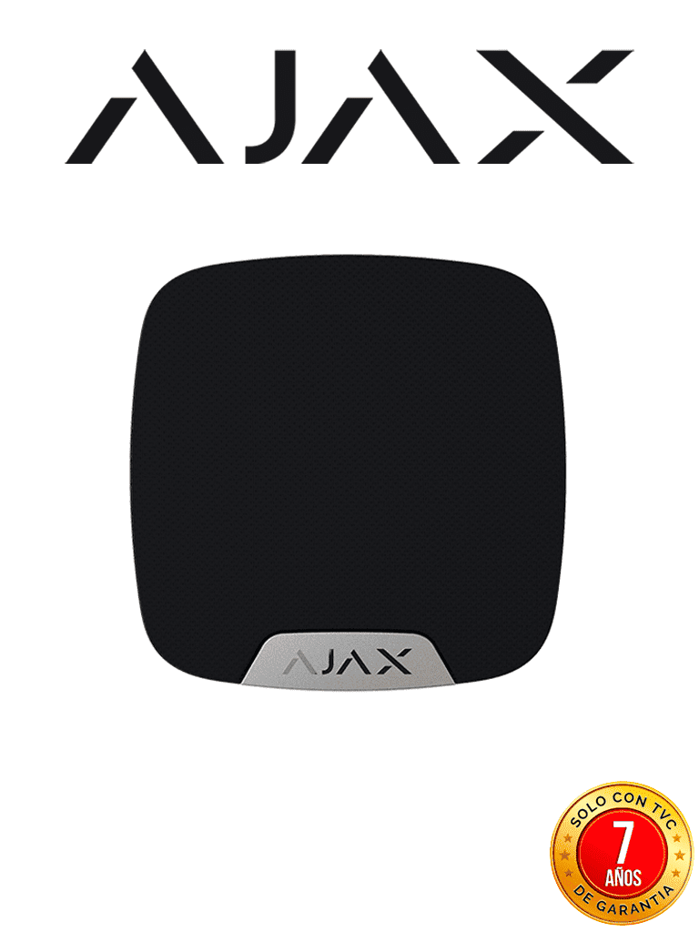 AJAX HomeSirenB - Sirena interior inalámbrica. Color Negro (28274.11.BL3) — Ajax Systems · SKU AJX1190001