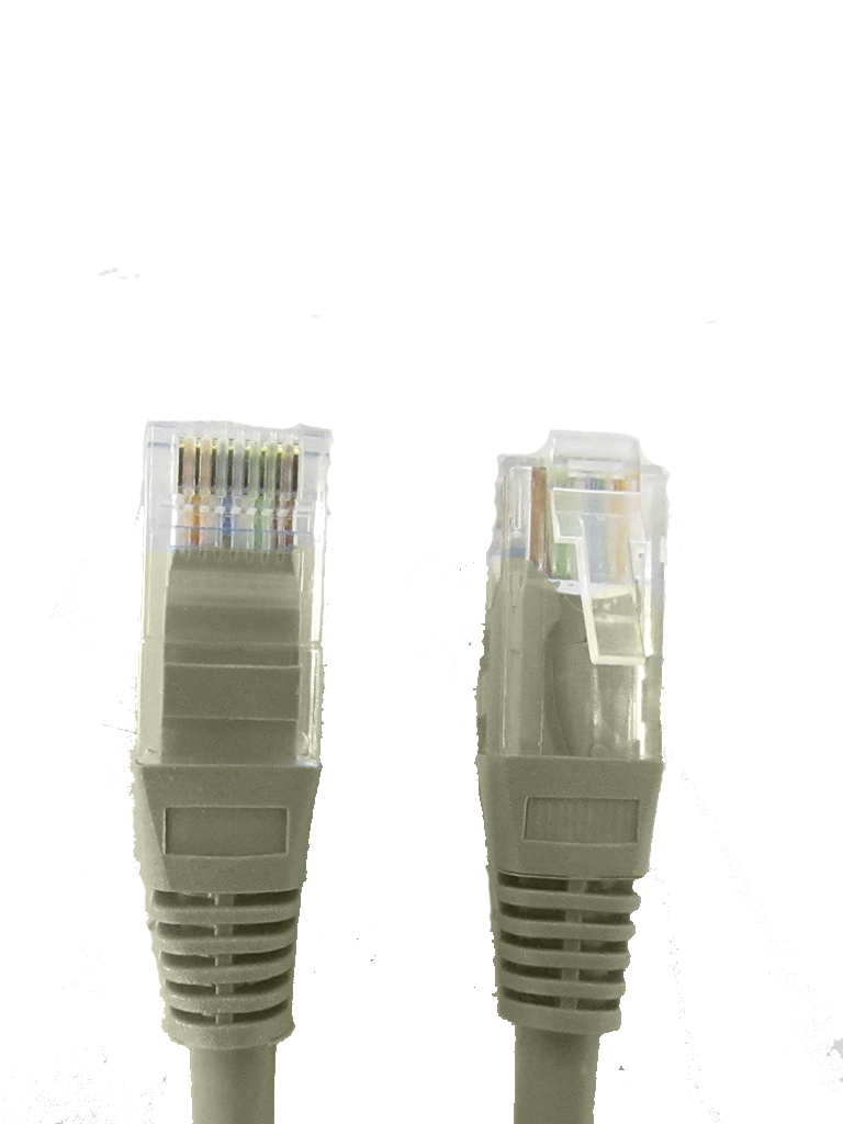SAXXON P61UG - Cable patch cord UTP 1 metro / CAT 6 / Color gris · SKU TCE119021