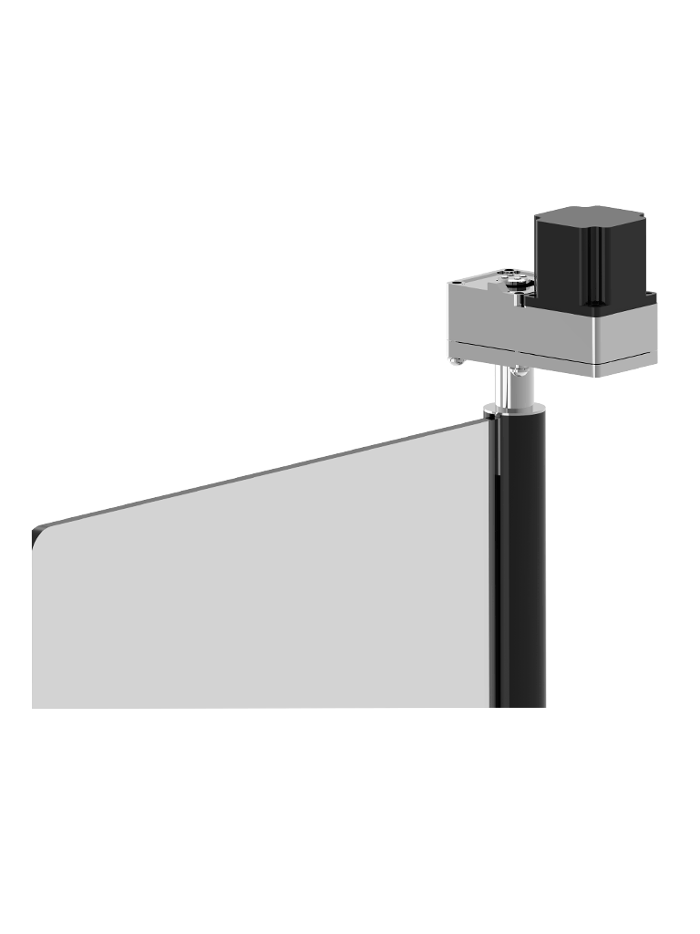 ZKTECO SATURNS1200 - Barrera Peatonal Central Abatible / Acero SPCC laminado en frío / Hasta 3 millones de ciclos / Vidrio templado 2.5D / Requiere barrera Saturn-S1000