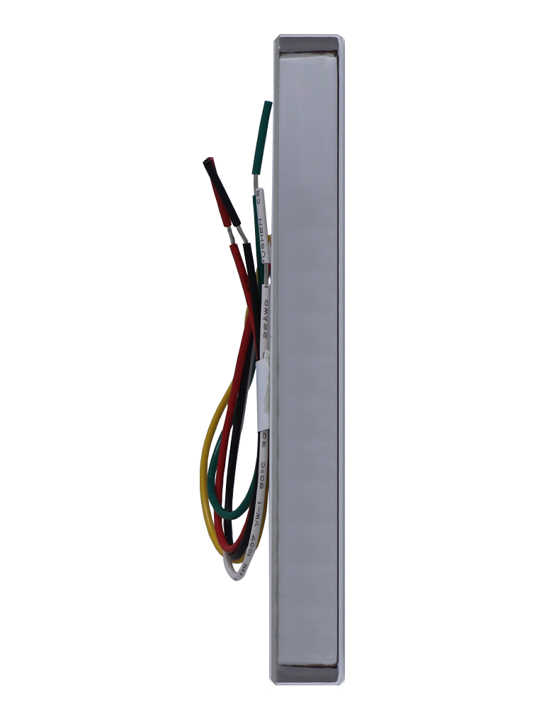 YLI TSK830NCLED - Botón de Salida Táctil, Luz LED, Cristal Templado, Acabado Elegante, 12 VCC, Función NC/NO, Sin Caja de Instalación Requerida