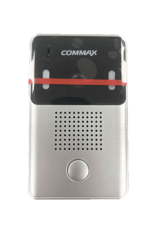 COMMAX DRC4Y - Frente de Calle para Videoportero, Cámara 960H y Sensor de Luz, Volumen Ajustable, Compatible con Cualquier Monitor COMMAX y Cubierta CMX2260001