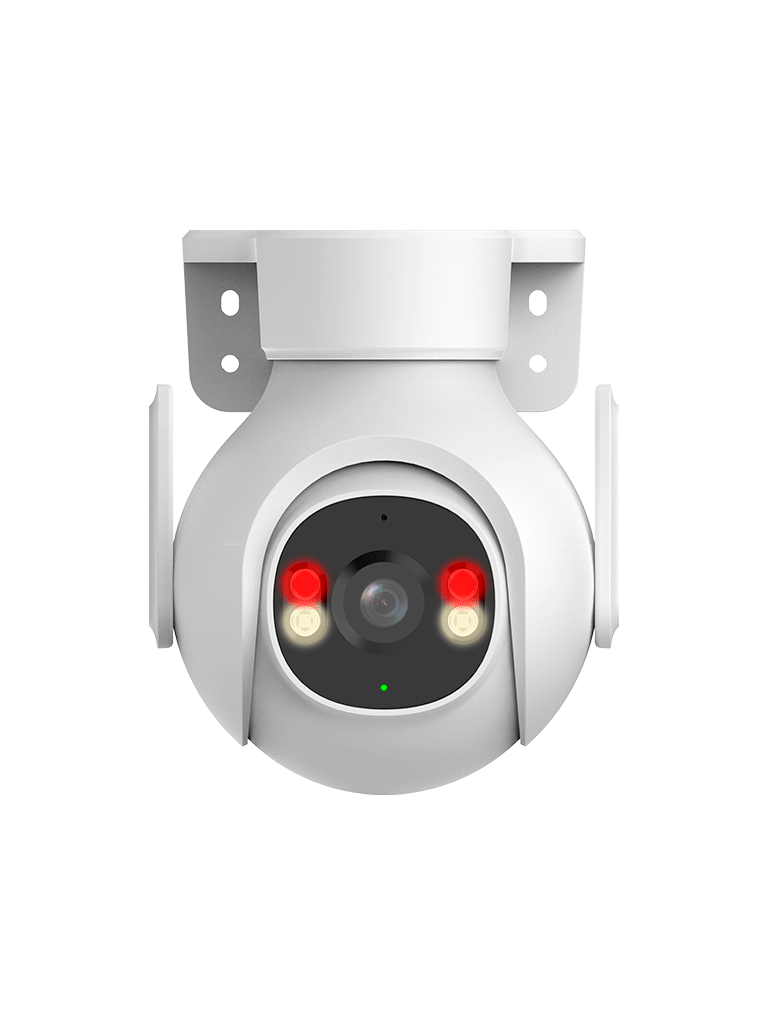 DAHUA DH-P5B-PV- Cámara IP PT WiFi de 5 Megapíxeles con audio bidireccional (micrófono y altavoz), sirena de 110dB, WiFi 6, detección de personas y vehículos, IP65 y ranura MicroSD.