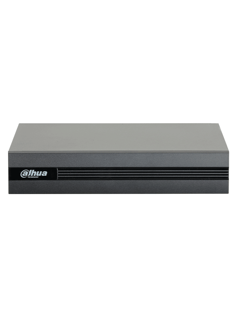 DAHUA KITXVR1B04H-I4B2A51-U - Kit de 4 Cámaras metálicas 5 MP Lente de 2.8mm y un DVR Cooper-I WizSense, 4 Canales + 1 IP o Hasta 5 Canales IP. Soporta Con IA, H.265+, SMD Plus y Búsqueda de Humanos y Vehículos.