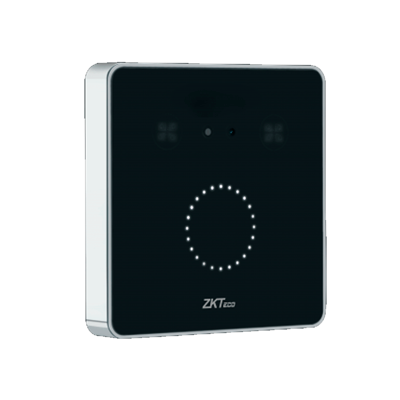 ZKTECO KF1100 - Lector de autenticacion facial SIN CONTACTO / 1500 Rostros / 100,000 Registros / TCP/IP / Wiegand / RS485 / Requiere panel de control de Acceso ZK o DM10