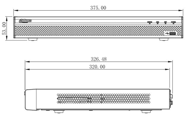 DAHUA NVR5208-8P-4KS2E - NVR 8 Canales IP 4K / H265+ / Rendimiento 320  Mbps / 8 Puertos tecnologia E PoE hasta 800M /  PoE / ANPR /  HDMI / PoS / 2 SATA / P2P / DEWARPING