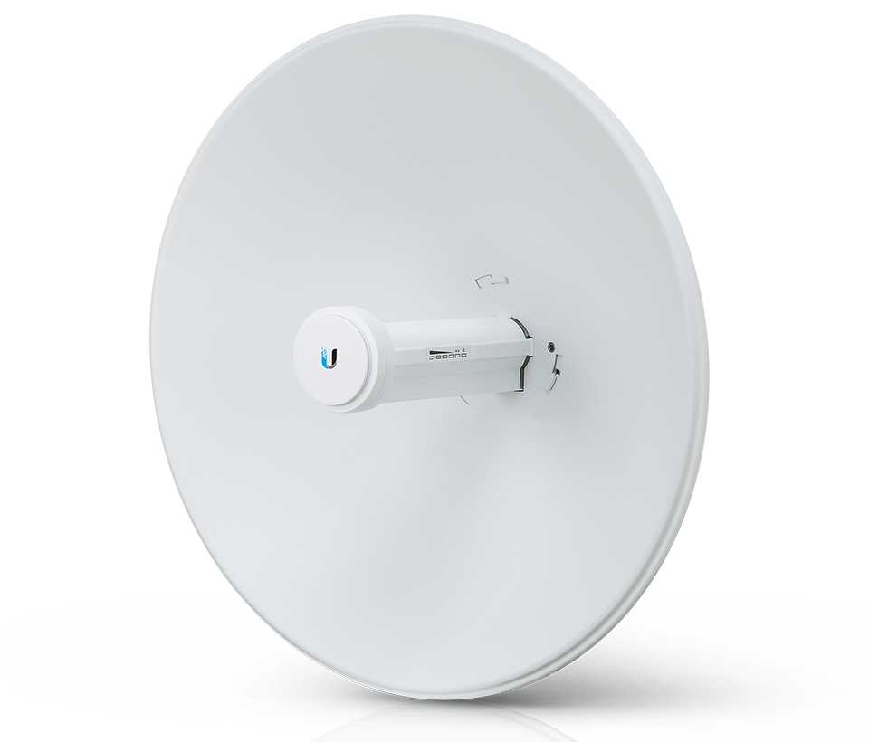 UBIQUITI POWERBEAM AC PBE-5AC-GEN2 - Radio Airmax AC GEN2 de 5.8GHz para exterior con antena integrada de 25 dBi y tecnología MIMO. Potencia de salida de 25 dBm y rendimiento de hasta 450 Mbps