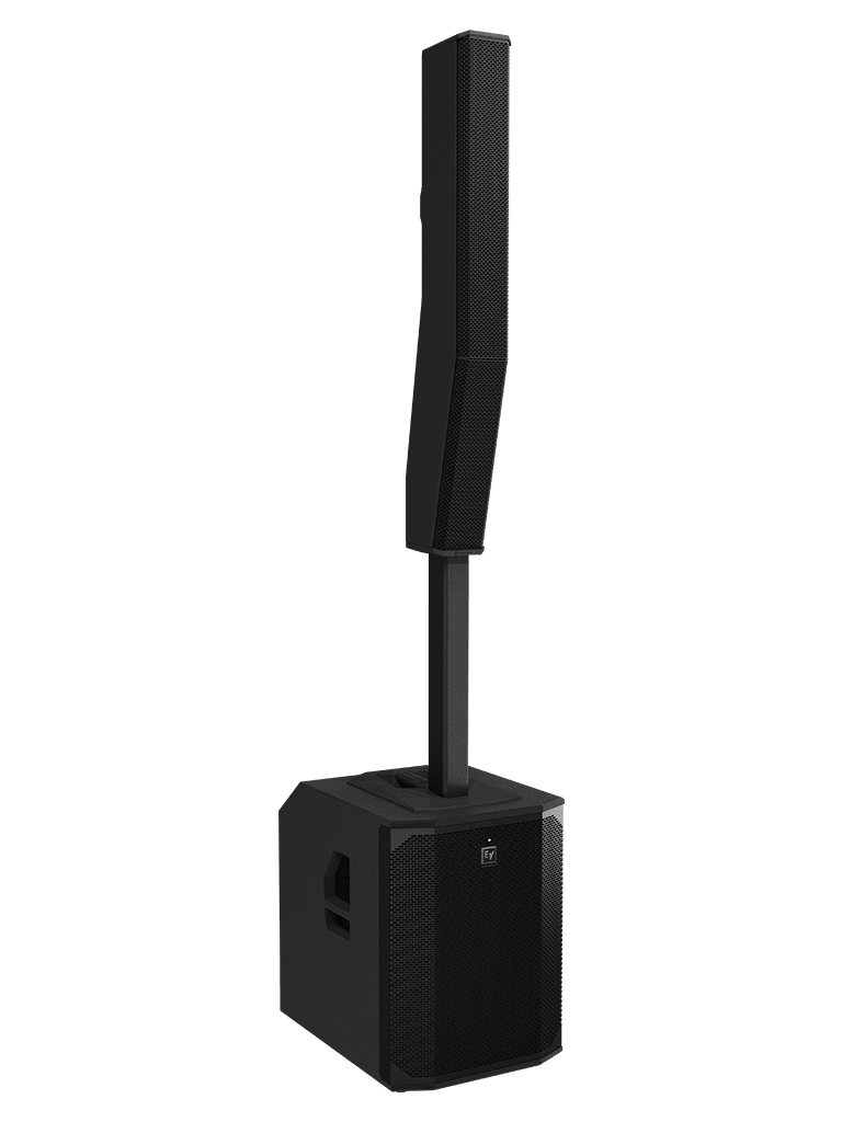 ElectroVoice M_EVOLVE70 - Sistema de Altavoz Portatil Amplificado / Bluetooth / Columna 8x4.7" / Subwoofer 15" / Negro