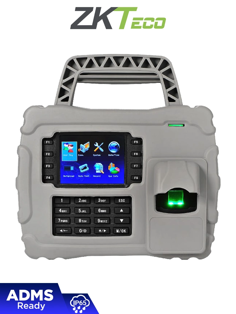 ZKTECO S922ID4G- Control de Asistencia Portátil de Uso Rudo con Huella Digital BioID (5000), Tarjeta ID 125 KHz (30000), IP65, Batería de Respaldo, Conexión TCP/IP y Conectividad 4G — ZKTeco · SKU ZKT0800031
