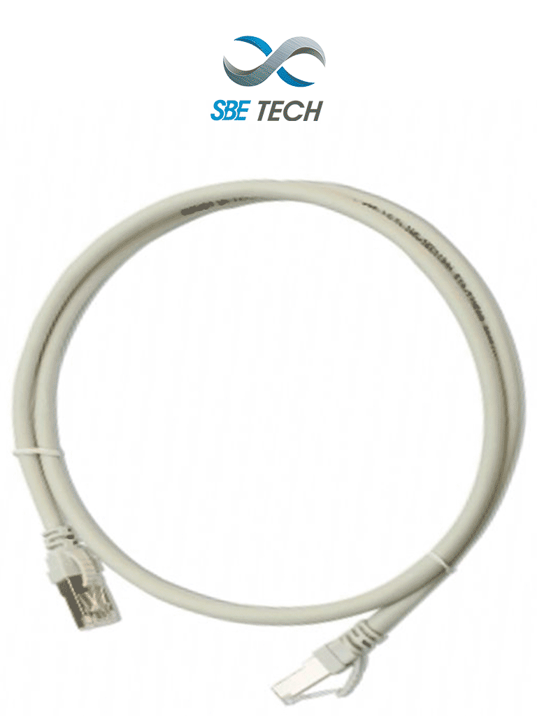 SBE TECH PCC61.0MGY- Patch Cord Cat 6 con bota inyectada y moldeada 1m Gris · SKU SBT2840001