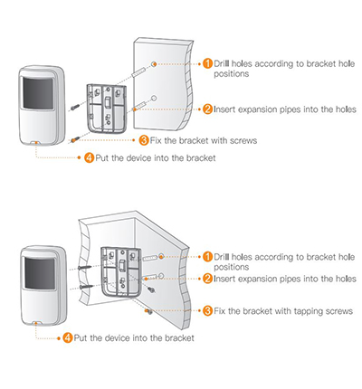 IMOU MOTION DETECTOR (ARD1231-SW-imou) - Sensor de Movimiento Inalambrico con frecuencia de 433 MHz, cobertura de 12 metros y sistema antimanipulación "Tamper"