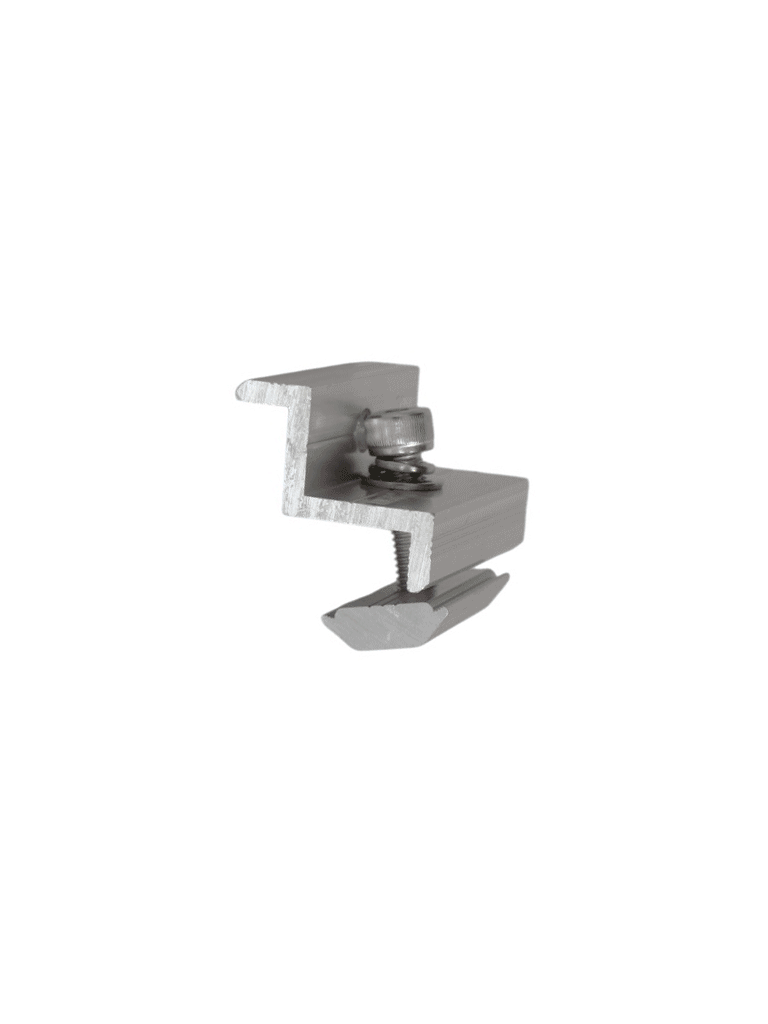 ANTAI STFLTRF - Kit de estructura de aluminio para 2 módulos con inclinación de 15º a 30º en vertical / Para 2 paneles no incluidos