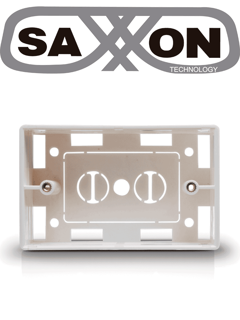 SAXXON A164B - Caja para placa de pared / Usos multiples / Color blanco · SKU TCE339075