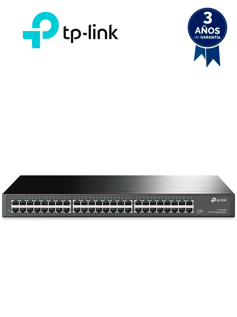 TP-LINK TL-SG1048 - Switch Gigabit no administrable de 48 puertos 10/100/1000 Mbps. — TP-Link · SKU TPL3700017