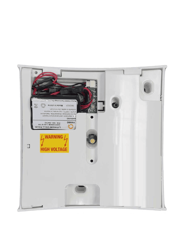 DSC PG9901 BATT - Sirena con led espectroscópico Interior 110 dB c/batería Inalámbrica Power G compatible con NEO, PRO, Qolsys e IoTega