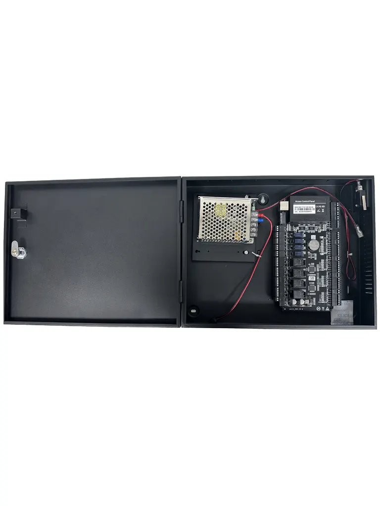 ZKTECO C3400Plus - Panel de control de acceso RFID, 4 puertas, 8 vías, capacidad para 100,000 usuarios y tarjetas, códigos QR dinámicos, Push SDK