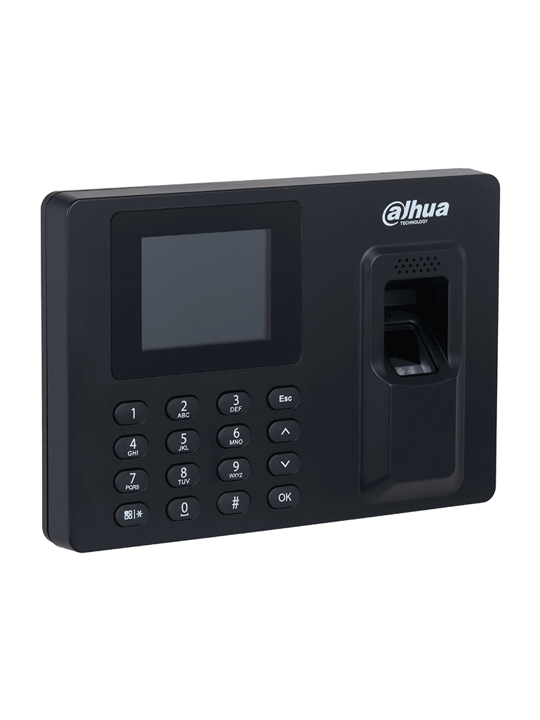 DAHUA DHIASA1222ES - Control de Asistencia con Huella Digital, Contraseña, Capacidad 1000 Usuarios, 100,000 Eventos, Comunicación TCP/IP