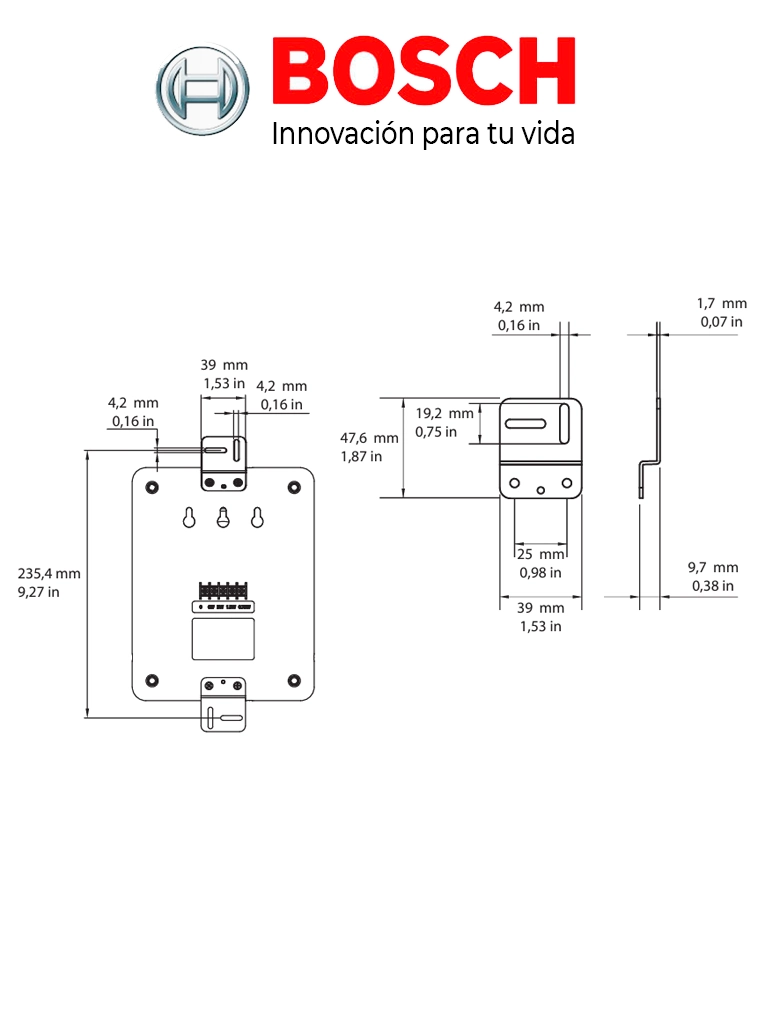 BOSCH M_LB10UC06FL- Altavoz / Caja acústica 6W / Plana / Blanca