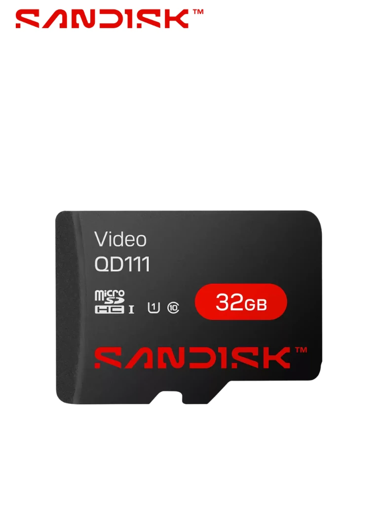 SANDISK - Memoria SC QD111 MICRO SDHC 32GB / Clase 10/ U1 Lectura 100 MB/S / ESC 20 MB/S / Especializada para Videovigilancia