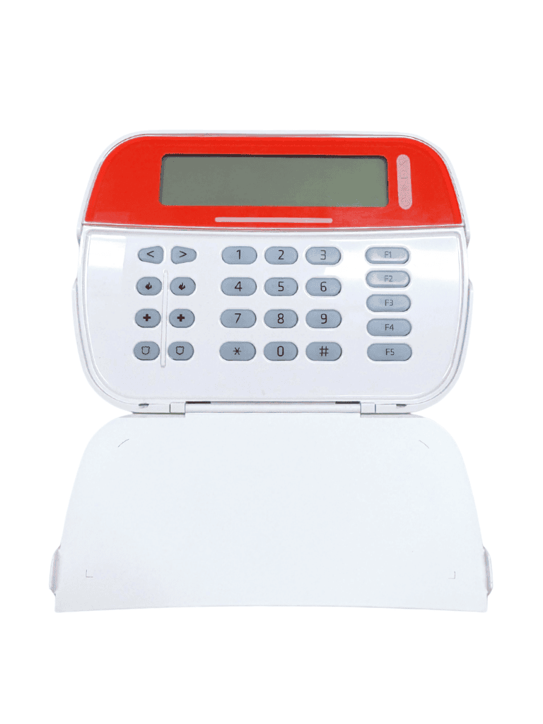 DSC HS2LCD RED - Teclado Cableado LCD Alfanumérico ROJO  admite 128 zonas compatible con NEO