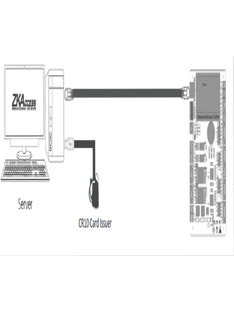 ZKTECO CR10MF - Enrolador  de Tarjetas Mifare 13.56 Mhz/ USB