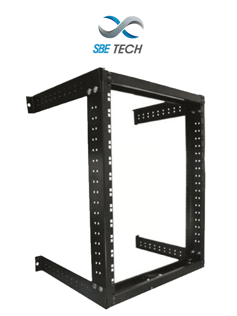 SBE TECH SBE-RP1915UR - Rack de pared 15U, 19" (48.26 cm) de ancho x 15U (66.75 cm) de alto x 17" (43.18 cm) de profundidad