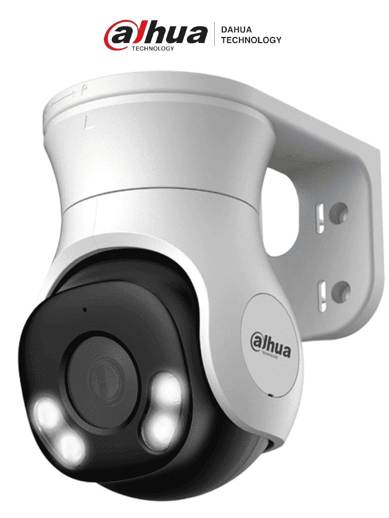DAHUA DH-HAC-PT1509AN-A-LED-0280B-S2 - Cámara PT de 5 Megapíxeles Full Color / HDCVI X PLUS/ Lente de 2.8 mm/ Visión Nocturna de 40 m con LEDs/ Micrófono Integrado/ Ángulo de Visión de Hasta106°/ IP66 y Super Adapt. — Dahua Technology · SKU DHT0330027