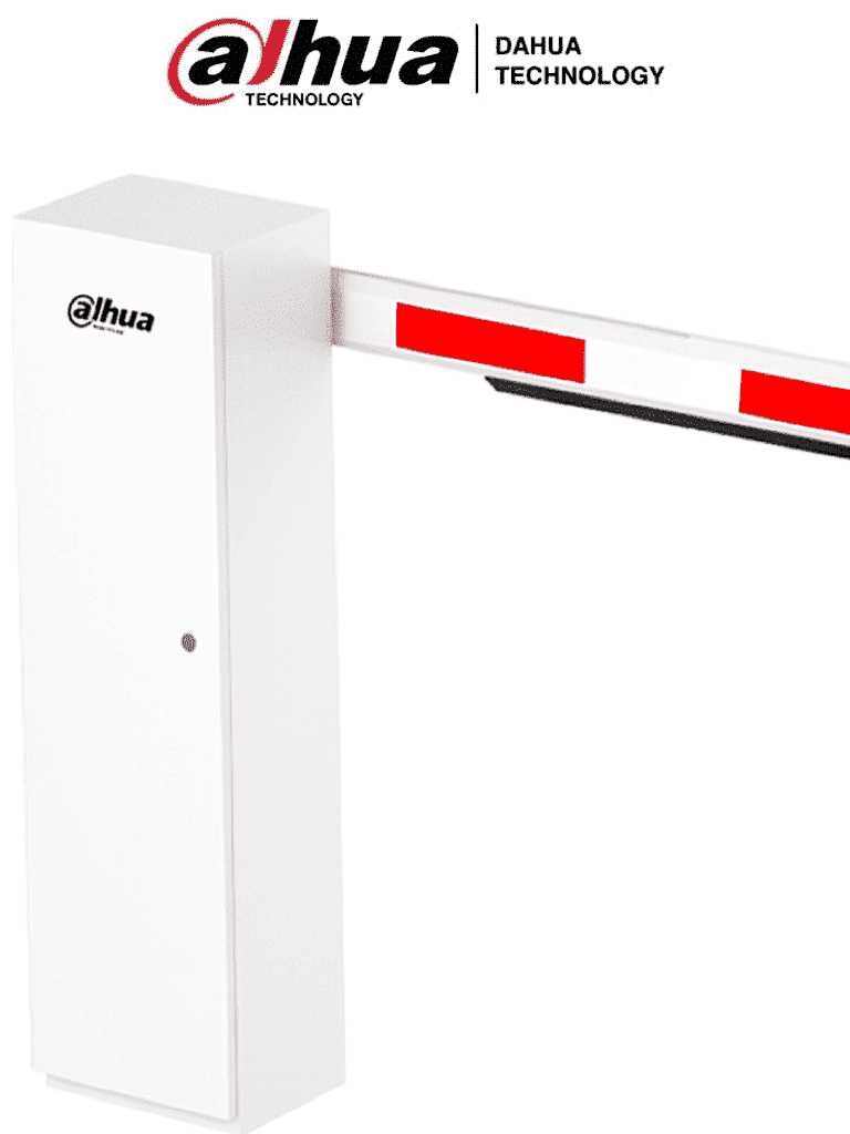 DAHUA DHI-IPMECD-1062KIT - Barrera Vehicular Sin Resorte para Alto Flujo, 3.5 Millones de Ciclos, Velocidad 3 Segundos, Con Brazo de 4m Dirección Ajustable