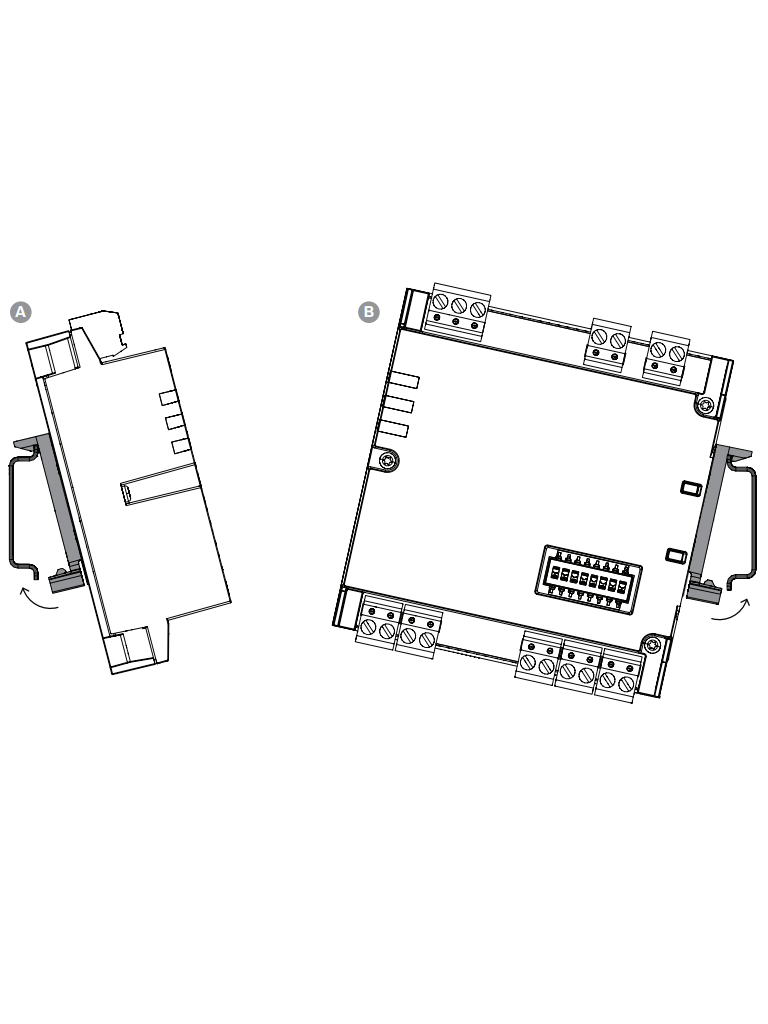 BOSCH F_FLM430CLIP - Clip DIN para Módulo Interfaz