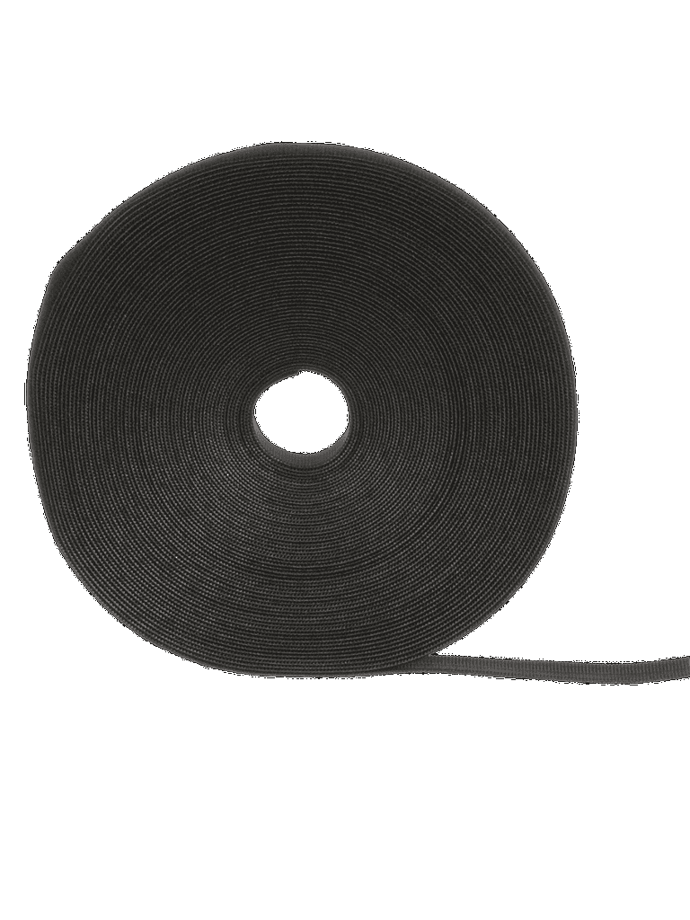 PANDUIT HLS-75R0 Rollo de Cinta de Contacto, de 75 Pies (22.9m) de Largo, 19.1 mm de Ancho, Color Negro