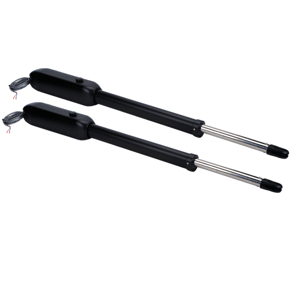 ZKSW400DC - Kit de Pistones de Aluminio Antioxidante, Para Puertas Abatibles de Doble Servicio, Soporta 400 kg por Puerta, Instalación Sencilla sin Soldadura, Accesorios Incluidos, Alimentación 110V