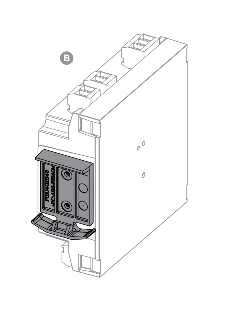 BOSCH F_FLM430CLIP - Clip DIN para Módulo Interfaz