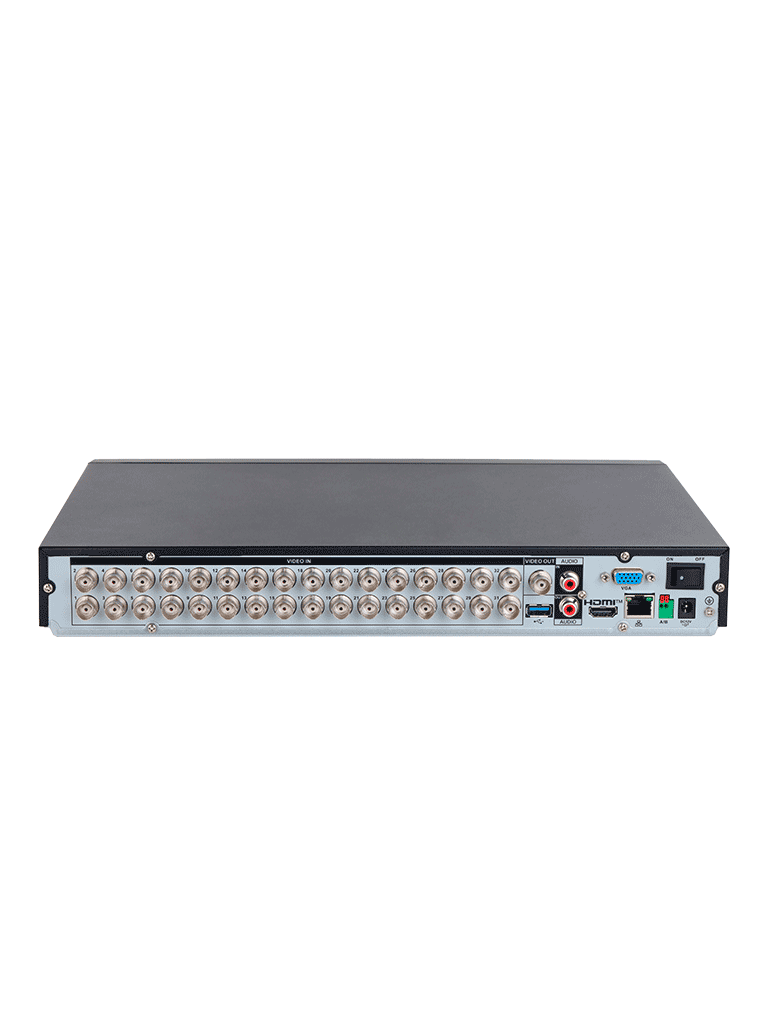 DAHUA DH-XVR5232AN-I3/T - DVR de 32 Canales 5 MP Lite WizSense/ HDCVI X PLUS/ Audio Bidireccional en los 32 Canales/ H.265+/ Hasta 32 Ch HDCVI/ Reconocimiento Facial/ SMD Plus/ Protección Perimetral/ 2 Sata de Hasta 16 TB/ Compatible con Dolink Care