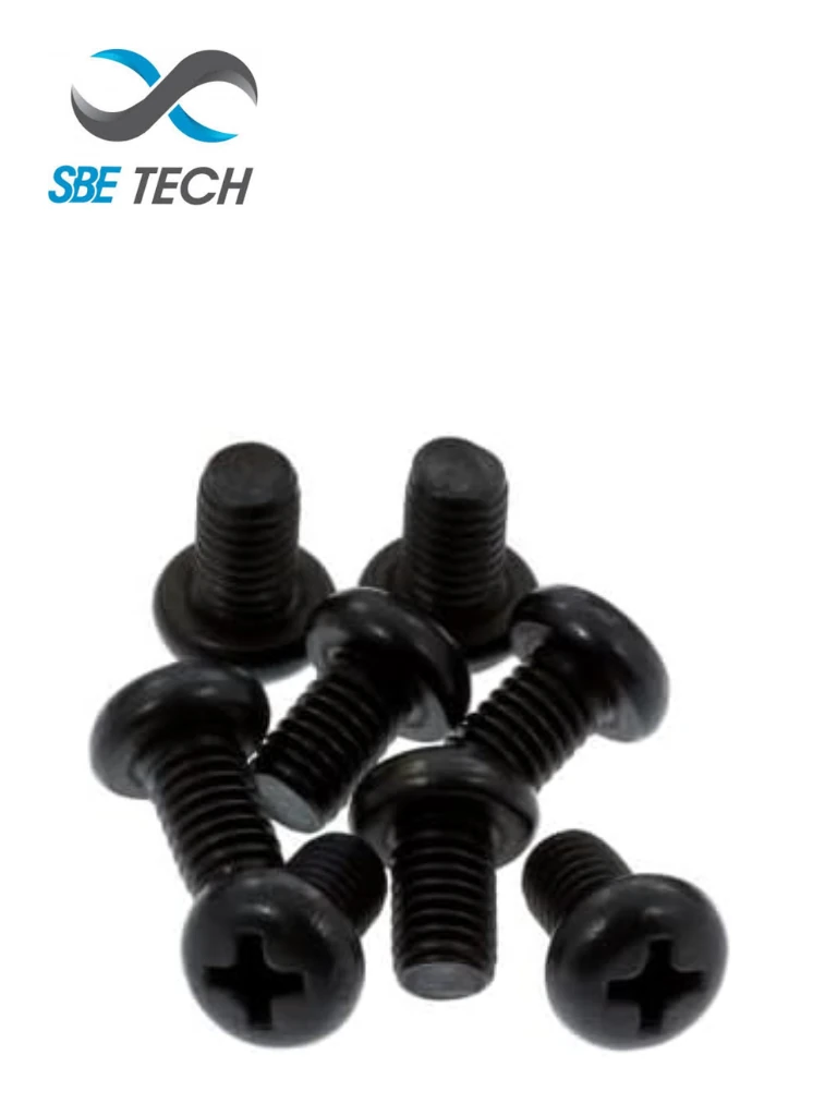 SBE TECH SBEJTACERO - Juego de 50 tornillos 10/32 para rack de acero, especial para rack y cuadrarack