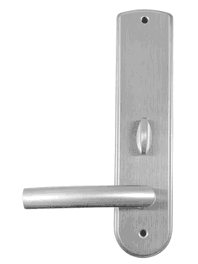 ZKTECO LH3000L - Cerradura Izquierda para Hotel con Tecnología Mifare 13.56 MHz, Compatible con Puertas de 40 a 55 mm de Grosor, 2 Pestillos de Seguridad, Fabricada en Acero Inoxidable, Capacidad de Registro de 224 Eventos