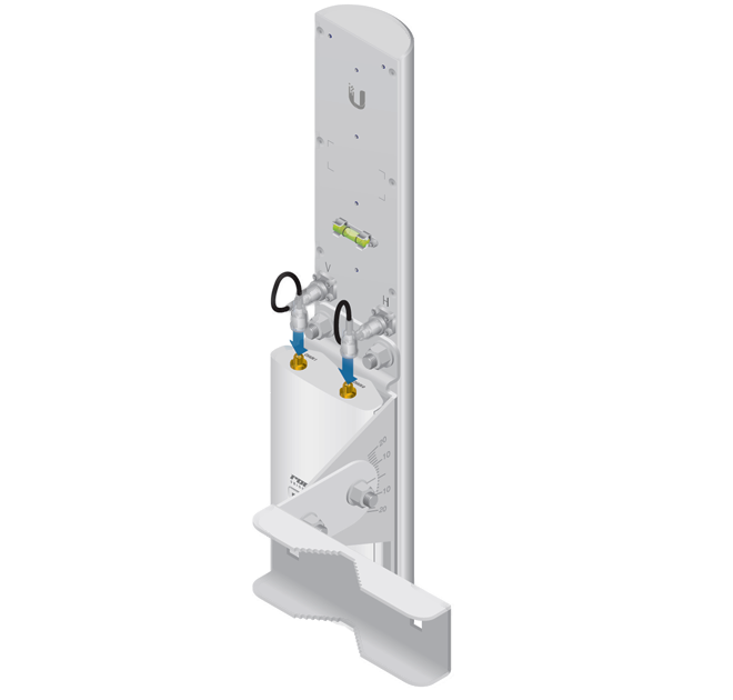 UBIQUITI AM-5G16-120 - Antena sectorial Airmax 5GHz para exteriores con 16 dBi y 120 grados de apertura. Compatible con ROCKET R5AC LITE, ROCKET LTU, ROCKET RP-5AC-GEN2 y ROCKET M5.