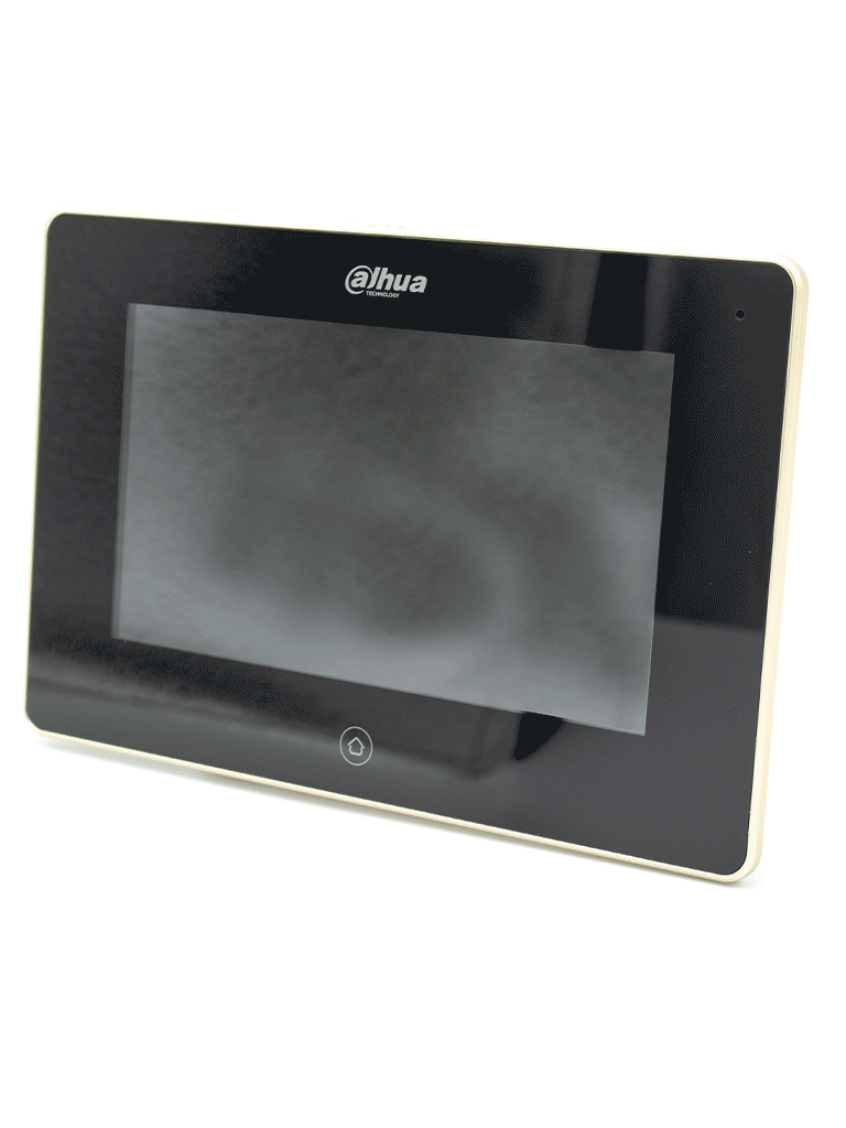 DAHUA VTH5221DS2 - Monitor IP Touch de 7" con conectividad WiFi y Ethernet, compatible con PoE 802.3af. Admite MicroSD de hasta 32GB, soporta hasta 32 cámaras IP,  Ideal para sistemas de vigilancia avanzados