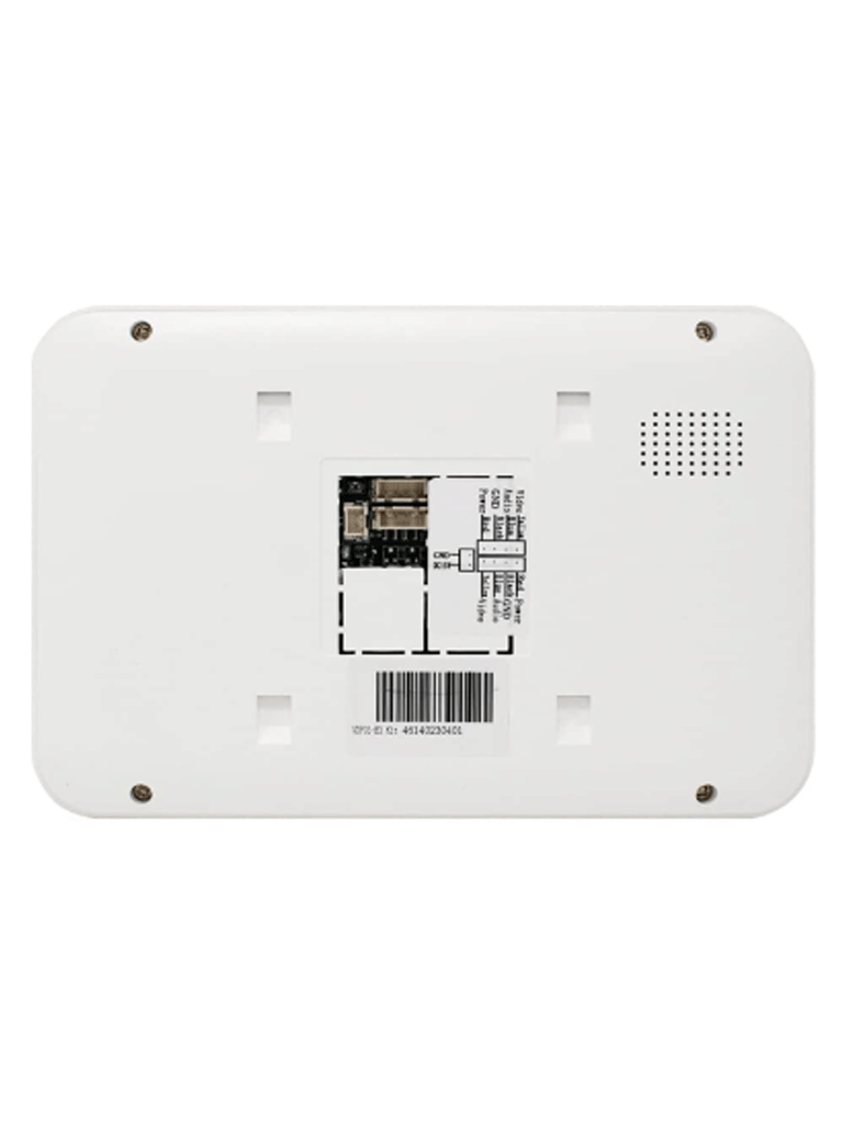 ZKTECO VDP03B3 Kit - Kit de Videoportero Analógico / Monitor de 7 Pulgadas / Frente de Calle con cámara de 1 MP / Angulo de Visión 87° /  Conexión hasta 4 monitores