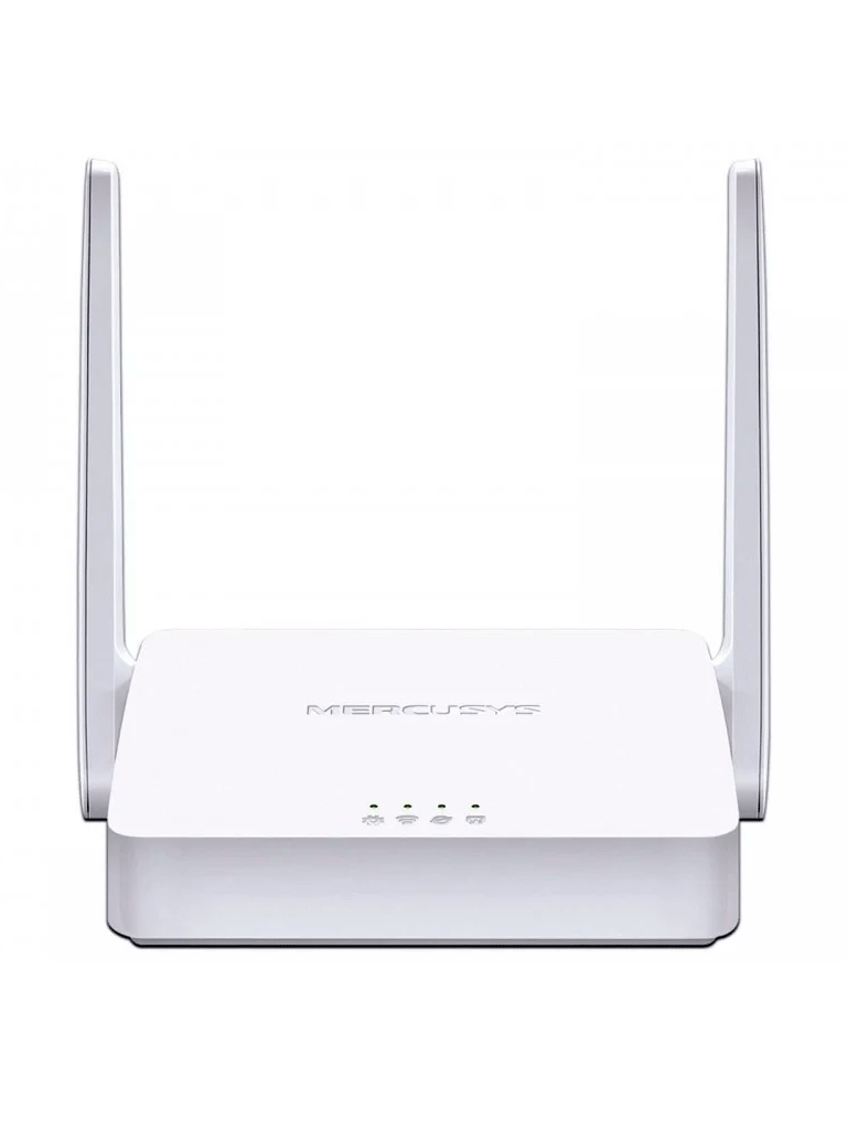 MERCUSYS MW302R -   Router inalámbrico N de 2.4 GHz con velocidad de 300 Mbps, 1 puerto WAN 10/100 Mbps, 2 puertos LAN 10/100 Mbps y 2 antenas de 5 dBi. Compatible con IPv6 e IPTV