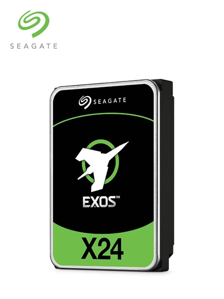 Seagate ST24000NM001H Exos X24 disco duro interno 24 TB 7200 RPM 512 MB 3.5" Serial ATA III