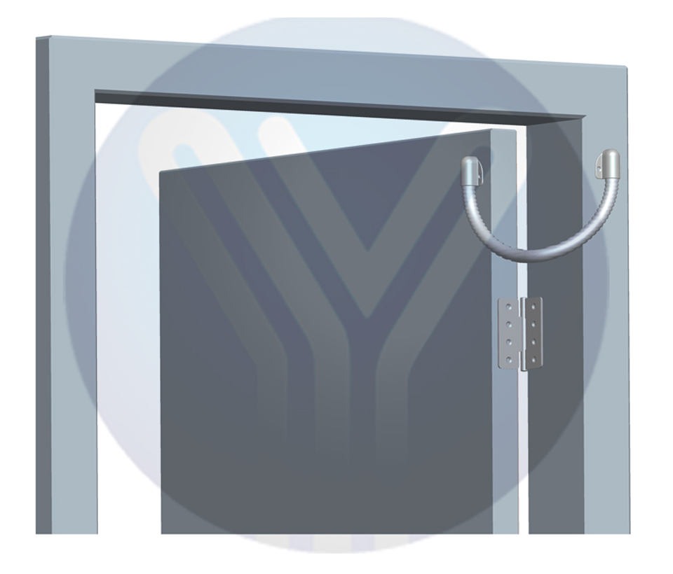 YLI DLK401 - Pasacable para Puertas / Protección de cableado en instalaciones de Cerraduras Magnéticas, Eléctricas y Control de Acceso en General