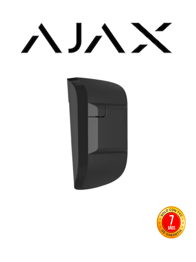 AJAX MotionCam B (PhOD)- Detector de movimiento con Verificación fotográfica y con la función de mandar imágenes sobre demanda. Color Negro