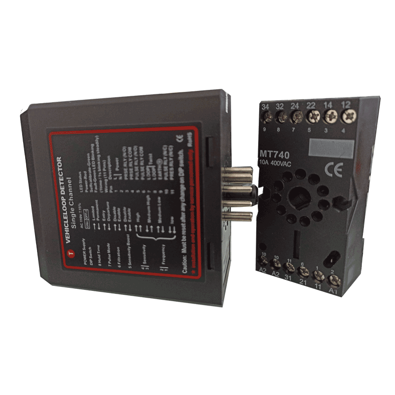 WEJOIN WJDG102 - Sensor de Masa Vehicular por Inducción / Detector para Barreras de Acceso 1 Lazo 110VAC