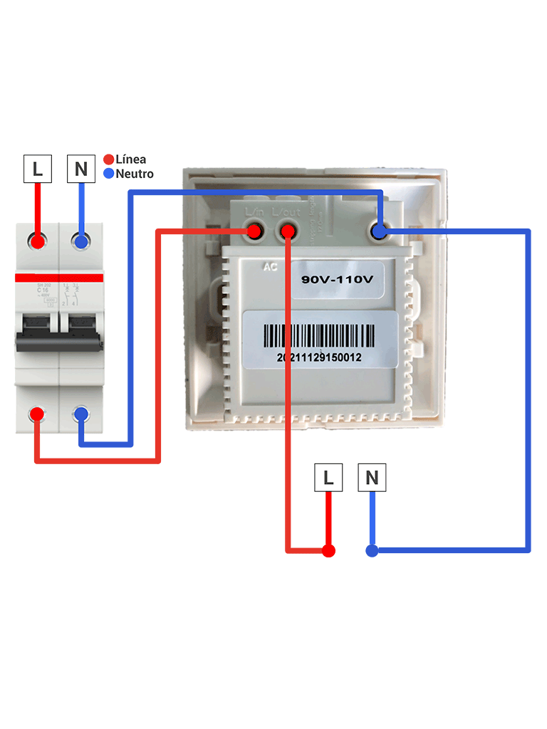 ZKTECO PSM - Modulo de Ahorro de Energía LED / Control de Energía para Habitaciones de Hotel