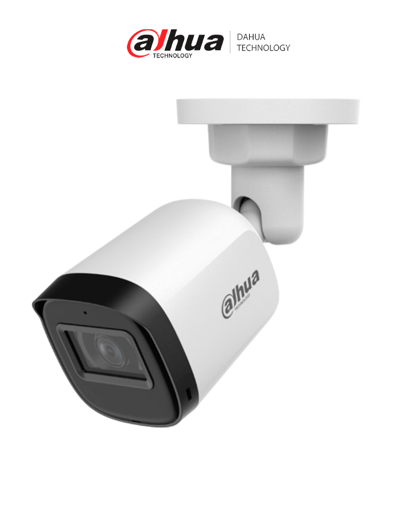 DAHUA HAC-B1A51-U-28 - Cámara Bullet de 5 Megapixeles/ Lente 2.8 mm/ 106 Grados de Apertura/ IR de 30 Mts/ IP67/ Soporta: CVI/CVBS/AHD/TVI/ — Dahua Technology · SKU DHT0290093