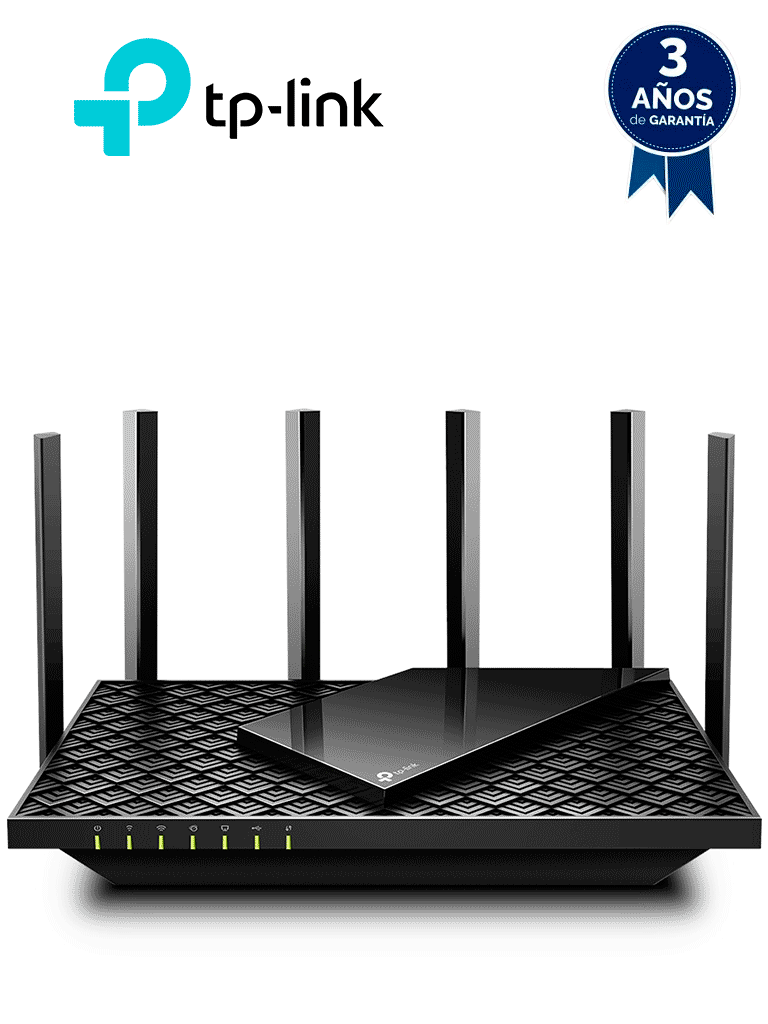 TP-LINK Archer AX73 - Ruteador WiFi 6 AX de 5400 Mbps con 1 puerto WAN RJ45 Gigabit Ethernet, 4 puertos LAN RJ45 Gigabit Ethernet, tecnologías MU-MIMO y OFDMA, además 6 antenas con Beamforming. — TP-Link · SKU TPL3660008